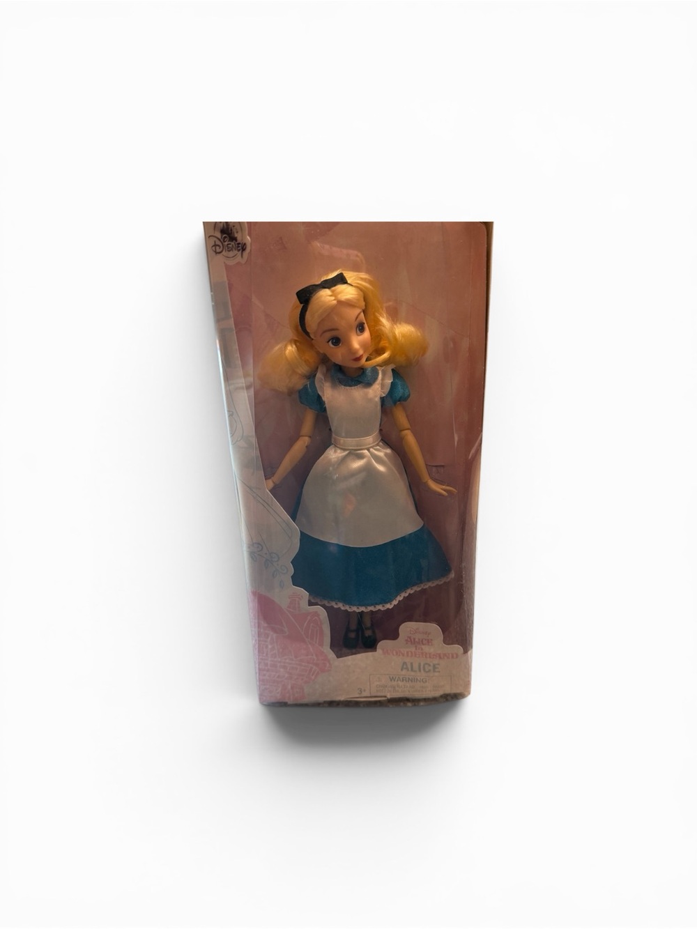 Disney Alice Doll in Blue, White and Black Outfit